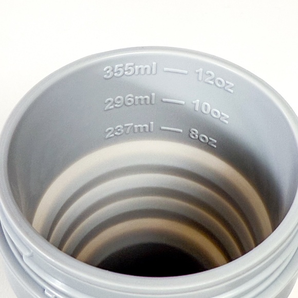 (2) STOJO Reusable 12oz Silicone Collapsible To-Go Cups – Cashmere Gray ☕🧃🌱 - Picture 3 of 7